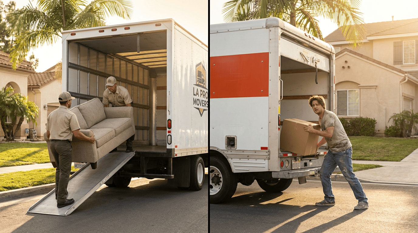 U-Haul vs Professional Moving Companies LA
